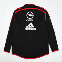 Camiseta de entrenamiento retro de manga larga del Milan 04/05