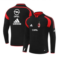 Camiseta de entrenamiento retro de manga larga del Milan 04/05