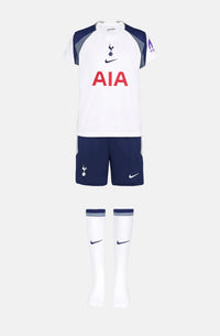 Camiseta y Pantalones Cortos para Niños Tottenham Hotspur Home 25/26- Con Media