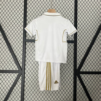 Camiseta y Pantalones Cortos Niños Real Madrid Home Retro 11/12
