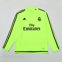 Camiseta de entrenamiento retro de manga larga del Real Madrid 15/16