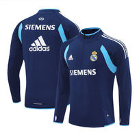 Camiseta de entrenamiento retro de manga larga del Real Madrid 05/06