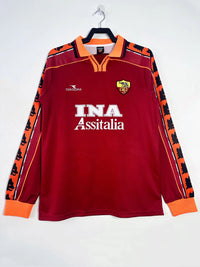 Camiseta Retro Roma 98/99 Home - manga larga