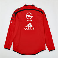 Camiseta de entrenamiento retro de manga larga del Milan 04/05