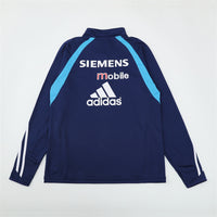 Camiseta de entrenamiento retro de manga larga del Real Madrid 03/04
