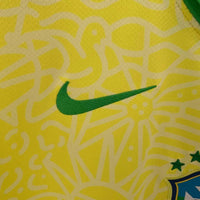 Camiseta Brasil Home Amarillo Fan Masculino 24/25