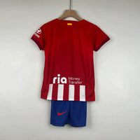 Camiseta y Pantalones Cortos para Niños Atlético de Madrid Home 23/24