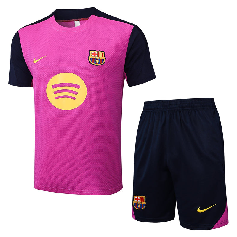Camiseta y Pantalones Cortos FC Barcelona Niño 25/26