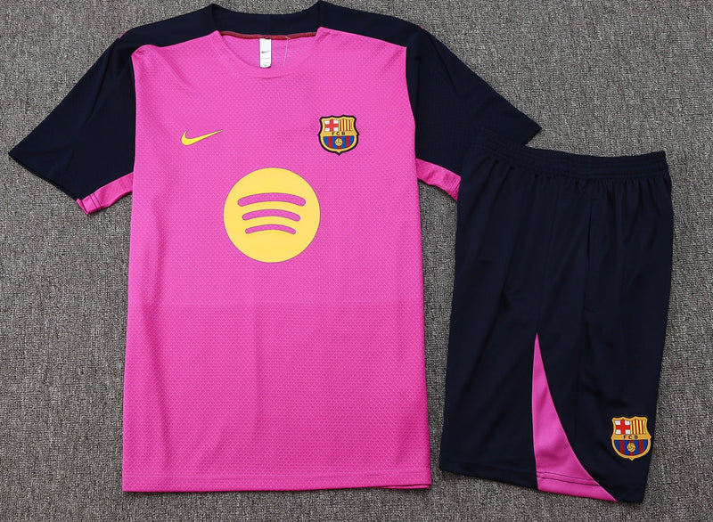 Camiseta y Pantalones Cortos FC Barcelona Niño 25/26