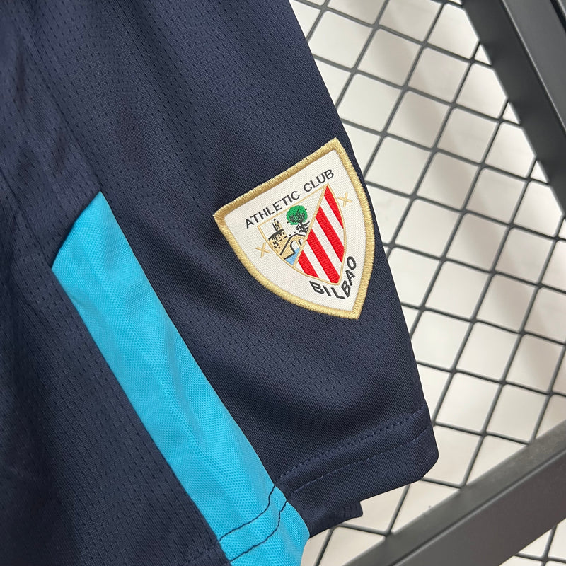 Camisetas y Pantalones Cortos Niños Athletic Bilbao Away 25/26