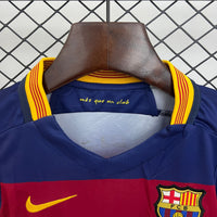 Camiseta y Pantalones Cortos para Niño FC Barcelona Retro 15/16