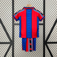 Camiseta y Pantalones Cortos para Niño FC Barcelona Retro 95/97