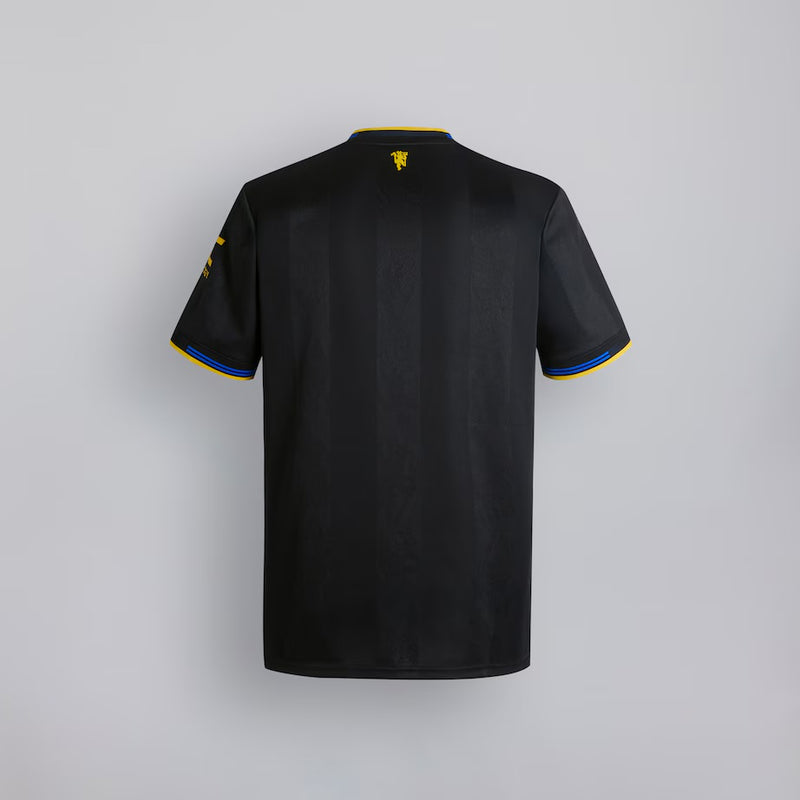 Camiseta y Pantalones Cortos para Niño Manchester United Third 25/26