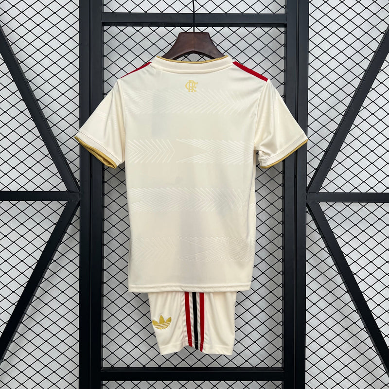 Camiseta y Pantalón Corto Niño Flamengo Away 25/26