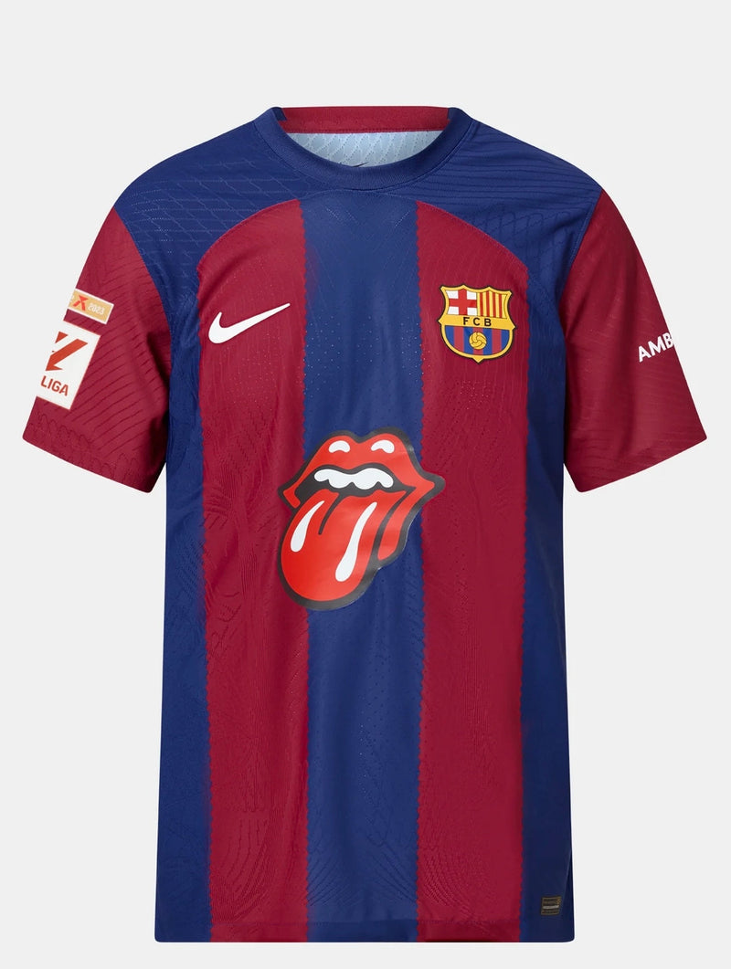 Camiseta FC BARCELONA x THE ROLLING STONES 23/24 Jugador - Edición Especial - Patch LaLiga Winners