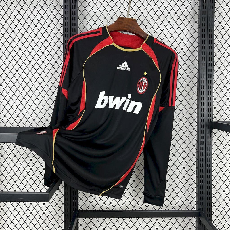 Camiseta Retro AC Milan Third 06/07 manga larga
