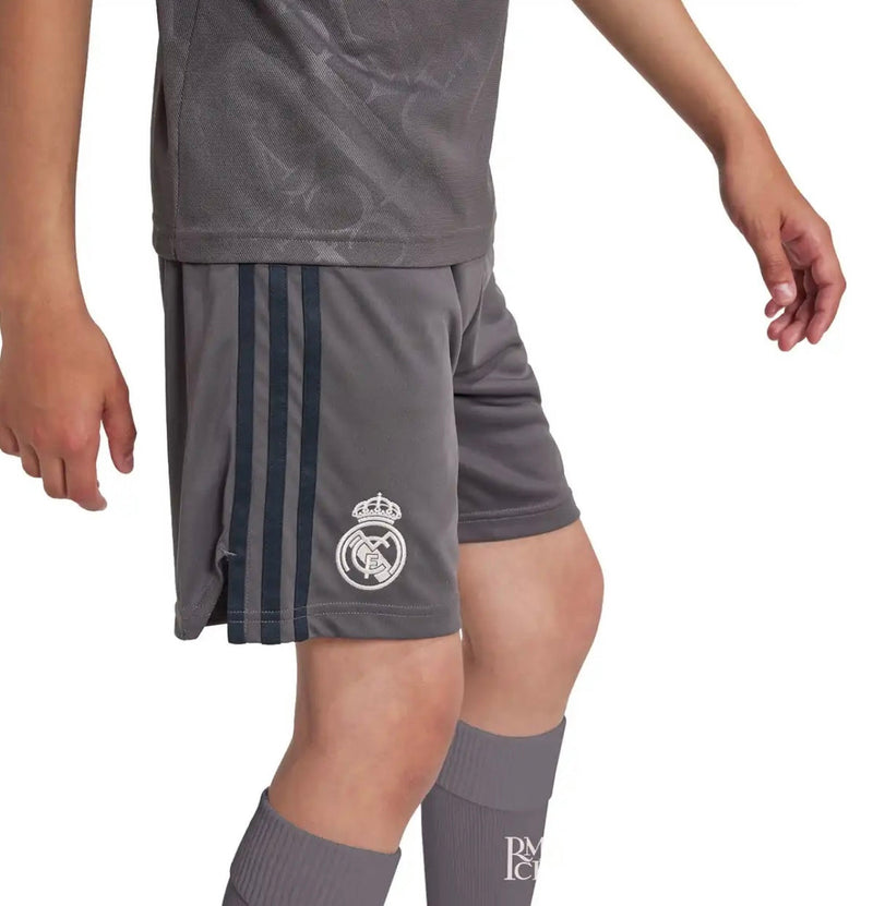 Camiseta y Pantalones Cortos Niños Real Madrid Third 24/25 - Con Medias