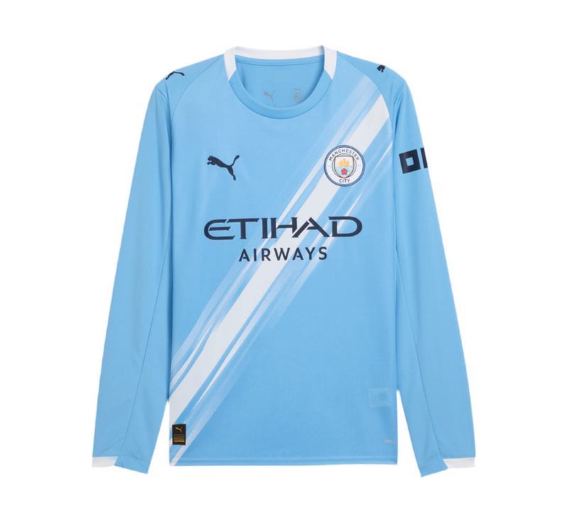 Camiseta Manchester City Home 25/26 - Manga Larga