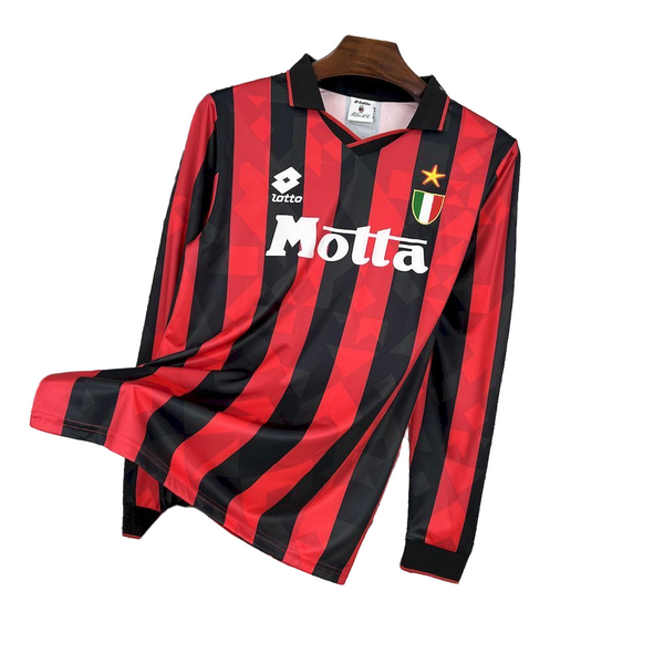 Camiseta Retro AC Milan Home 93/94 manga larga