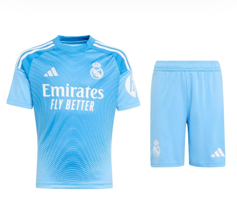 Camiseta y Pantalones Cortos Niños Real Madrid Portero 25/26