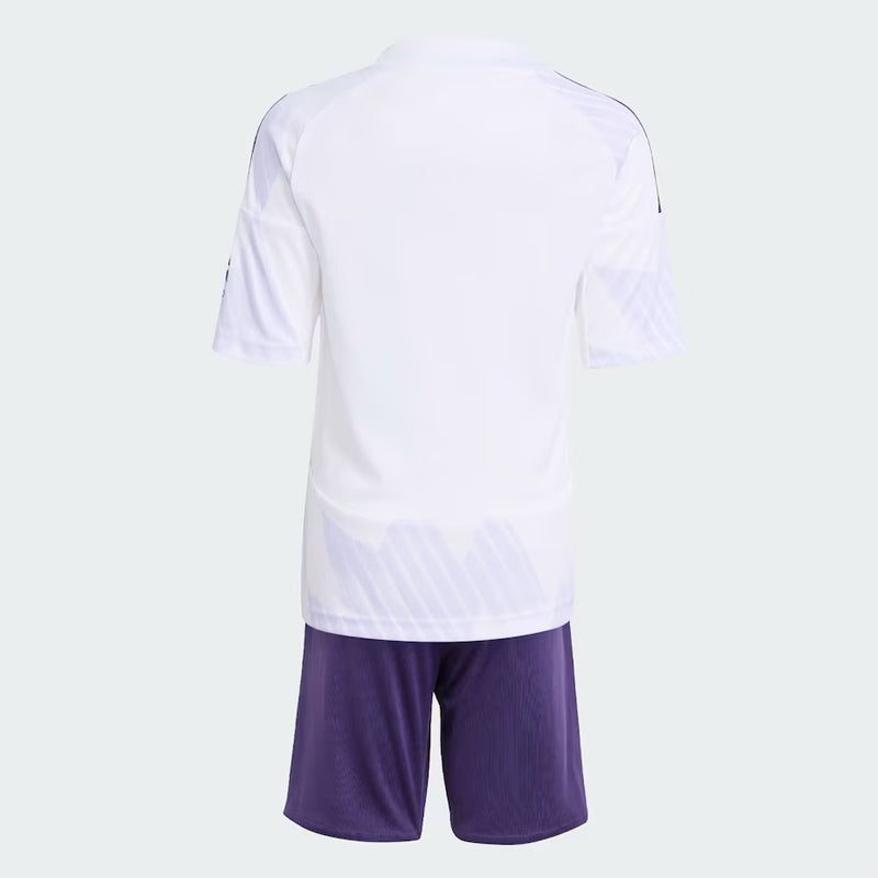 Camiseta y Pantalones Cortos para Niño Manchester United Away 25/26