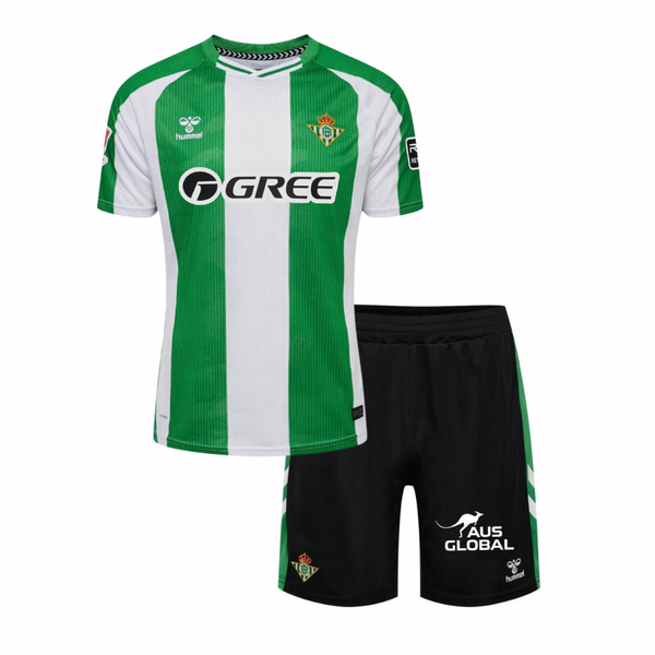 Camiseta y Pantalón Corto Niño Real Betis Home  25/26