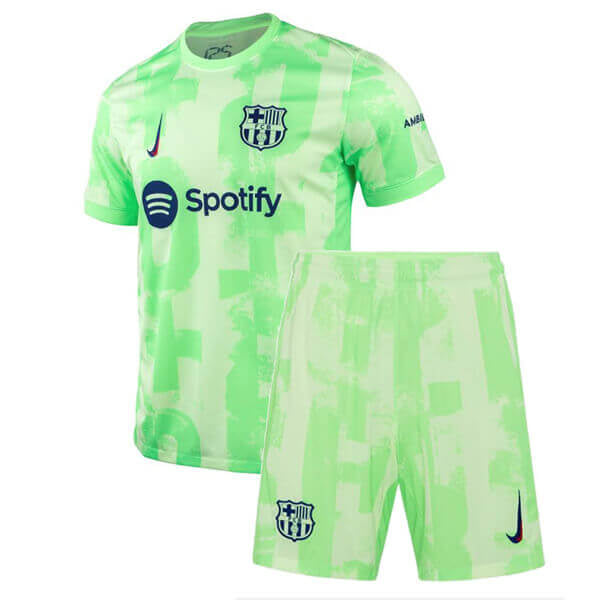 Camisa y Pantalones Cortos para Niños FC Barcelona 24/25