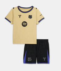 Camiseta y Pantalones Cortos para Niño FC Barcelona Away 25/26