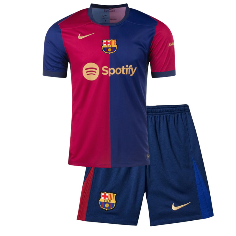 Camisa y Pantalones Cortos para Niños FC Barcelona 24/25