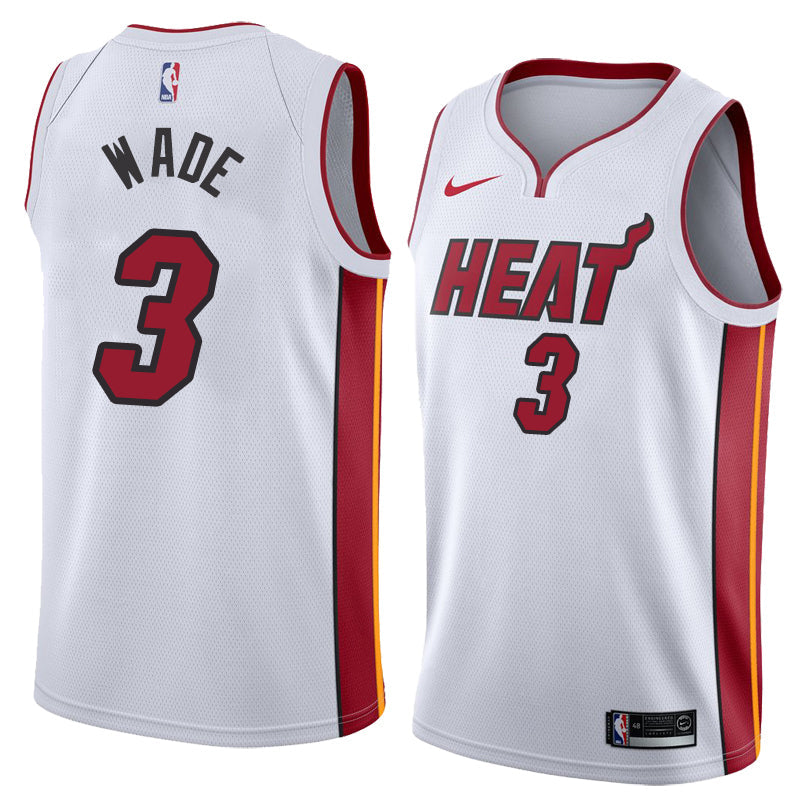 Camiseta NBA Miami Heat Blanca - Wade
