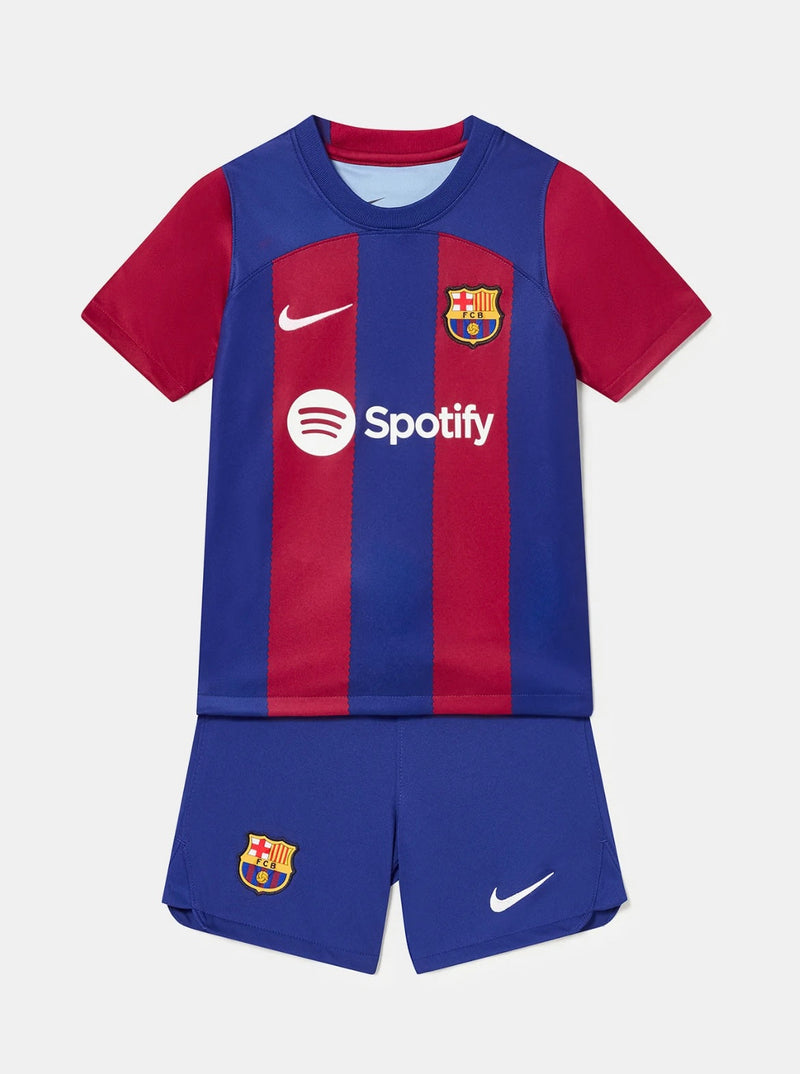 Camisa y Pantalones Cortos para Niños FC Barcelona 23/24