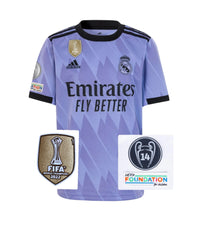 Camiseta Real Madrid III Campeones CWC + UCL