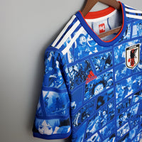 Camiseta Japon Anime 21/22 Hombre Azul