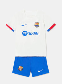 Camisa y Pantalones Cortos para Niños FC Barcelona Away 23/24