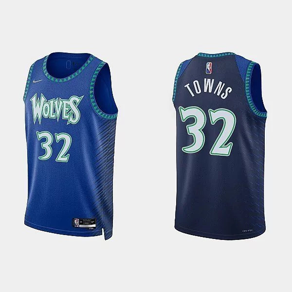 Camiseta NBA Swingman - Timberwolves - City Edition 21-22 - Towns #32