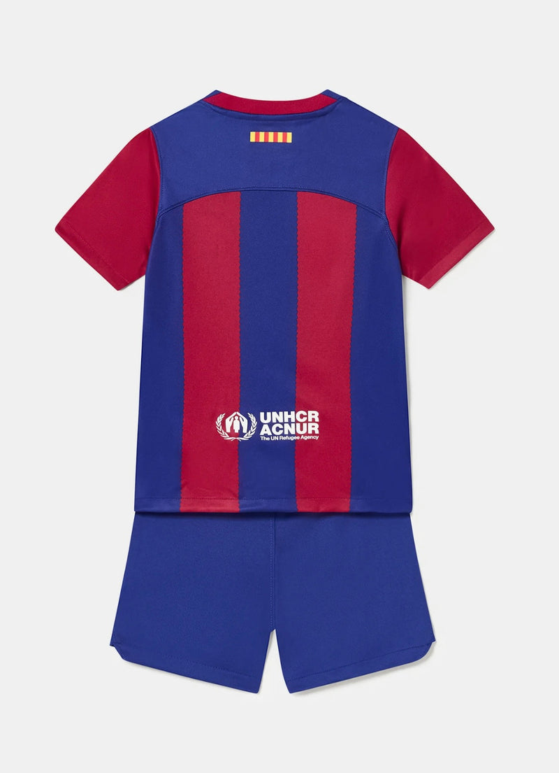 Camisa y Pantalones Cortos para Niños FC Barcelona 23/24